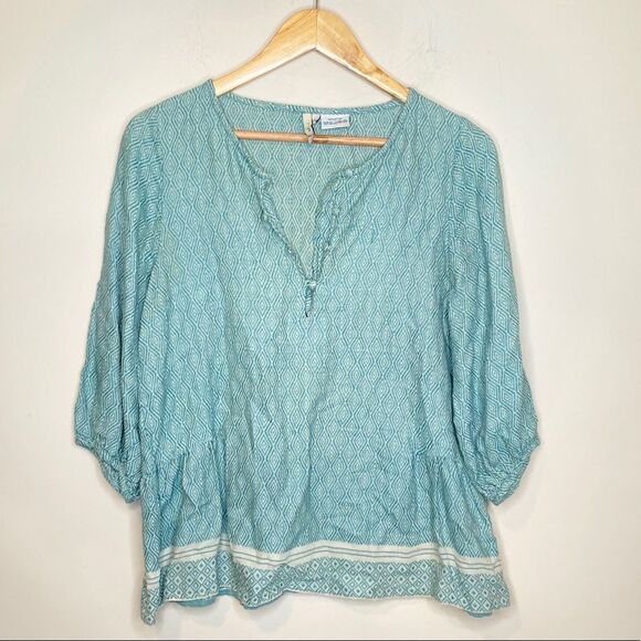 IRO Boho Printed Cotton Top - Picture 1 of 7